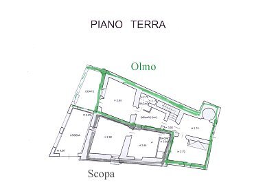 Planimetria Montereggi piano terra